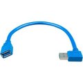 Inverters R Us Victron Energy Usb Extension Cable 0, 3M One Side Right Angle, Blue, Copper Wire ASS060000100